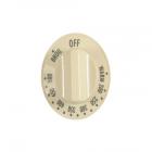 Magic Chef CGL1100ADW Thermostat Control Knob (beige/white)