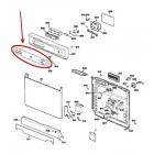 GE Part# WD34X11574 Graphic and Insert Assembly (OEM)