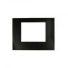 Whirlpool GY395LXGQ3 Outer Door Glass (Black) - Genuine OEM