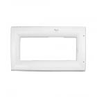 Whirlpool MH2155XPB1 Door Frame/Panel (with glass) - White - Genuine OEM