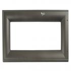 Whirlpool MH2155XPQ0 Door Frame/Panel (with glass) - Black - Genuine OEM