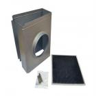 Whirlpool UXW6536BS0 Wall Hood Recirculation Kit Genuine OEM