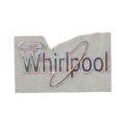 Whirlpool Part# W10391355 Nameplate (OEM)