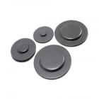 Whirlpool WFG710H0AH0 Burner Cap Set - Genuine OEM