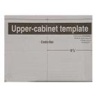 Whirlpool WMH53520CH3 Upper Cabinet Template Instruction Sheet - Genuine OEM