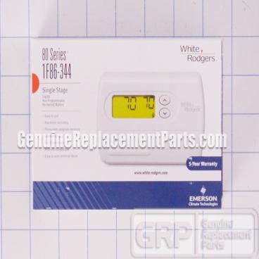 White-Rodgers Division Part# 1F86-344 Thermostat (OEM) Single Stage Non-Programmable 1C/1H