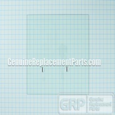 Frigidaire Part# 240443384 Upper Crisper Drawer Cover/Glass Insert (OEM) (16.75in x 16.25in)