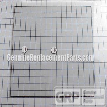 Frigidaire Part# 240443391 Cripser Drawer Cover-Glass 15.5 x 13.75in (OEM)