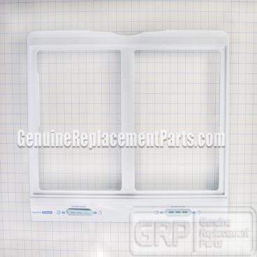 LG Part# 3551JJ1005X Crisper Shelf Frame-Cover Assembly (OEM)