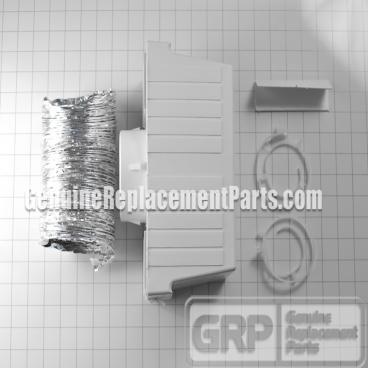 Deflecto Part# LTF Lint Trap Kit (OEM) Supurr-Flex Metallic Duct, 2 Clamps