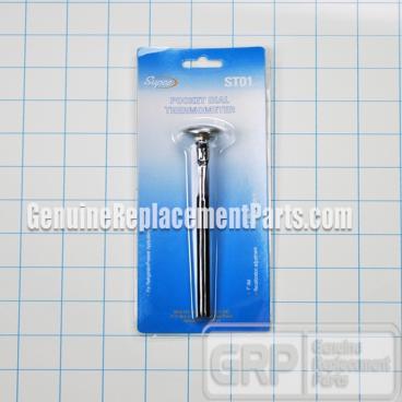 Supco Part# ST01 Stainless Steel Pocket Thermometer (OEM) 1 Inch Dial 40/160F