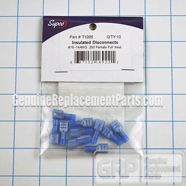 Supco Part# T1005 Quick Disconnect Insulated (OEM) 10PC