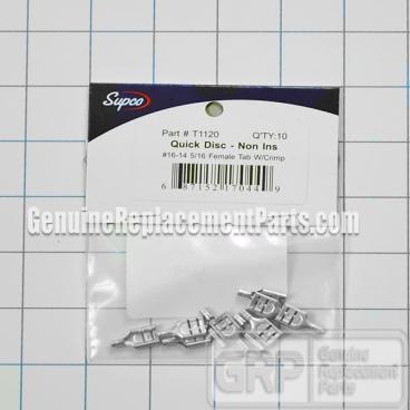 Supco Part# T1120 Non Insulated Quick Disconnect (OEM) 10PC