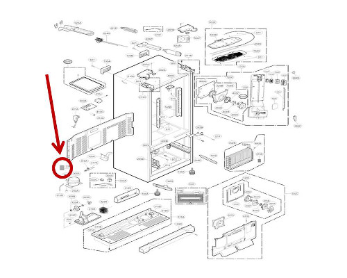 LG LMXS28626S Refrigerator Parts – GenuineReplacementParts.com