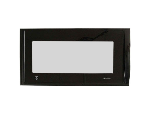 GE Part# WB-56X10430 Outer Microwave Door Assembly (OEM) Black