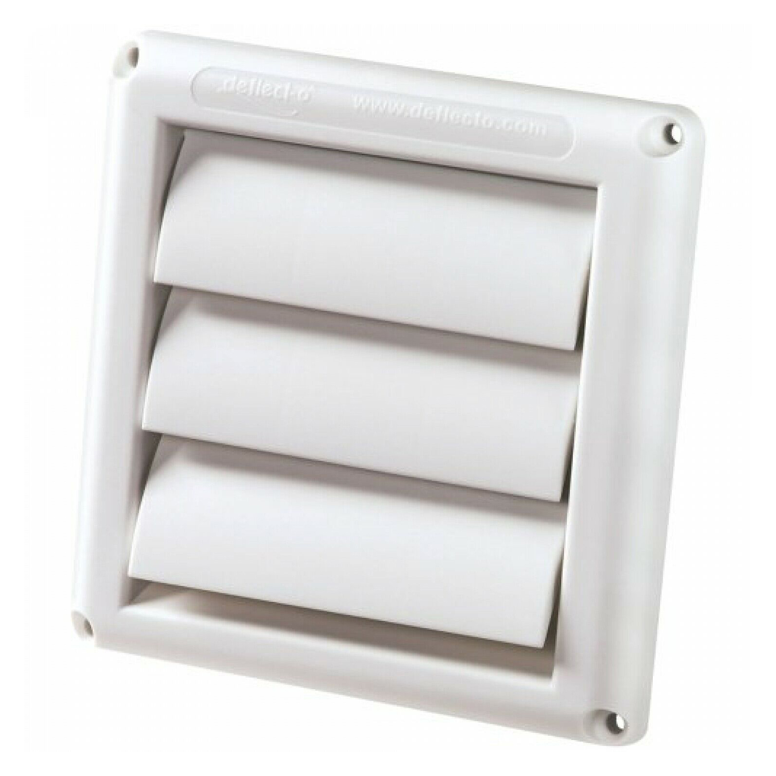 Deflecto Part HS7W Louver Vent Hood OEM 7 Inch White