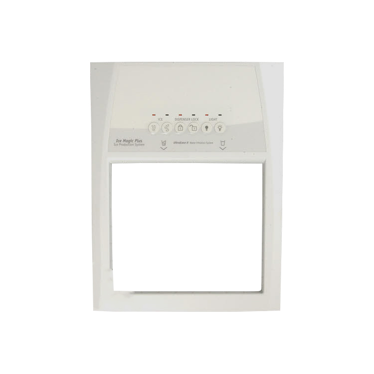 W10243997-2256973B-Whirlpool Refrigerator Dispenser Front Panel w/Switch;F3-3T 