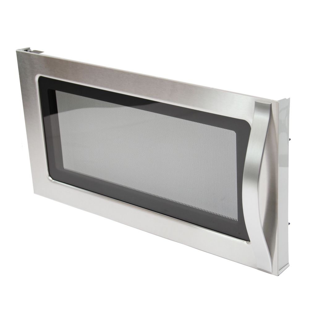 Whirlpool Part# W10468671 Complete Microwave Door - Stainless Steel (OEM)