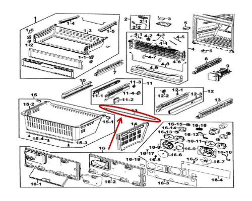 Samsung Part# DA66-00437B Gear Shaft (OEM)