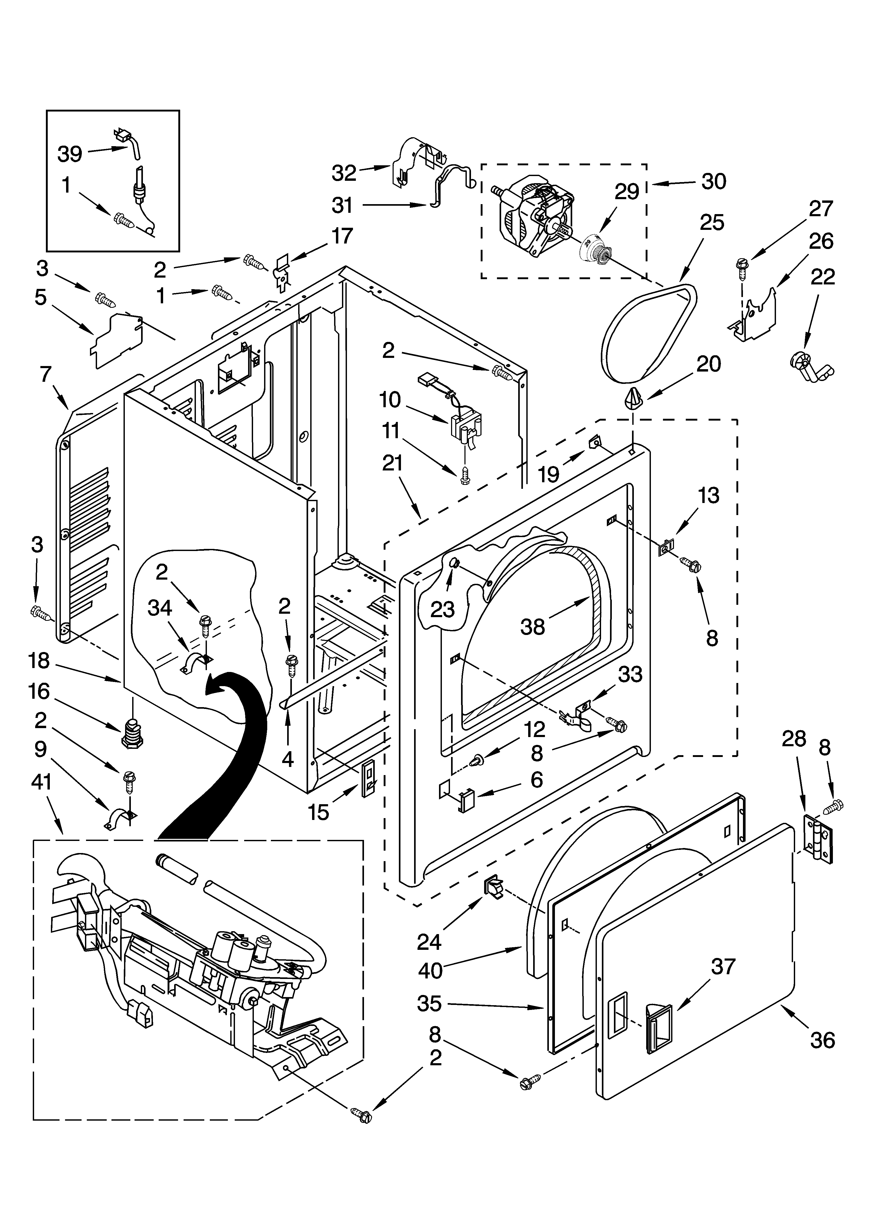 Admiral Agd4475tq1 Dryer Door Seal Genuine Oem