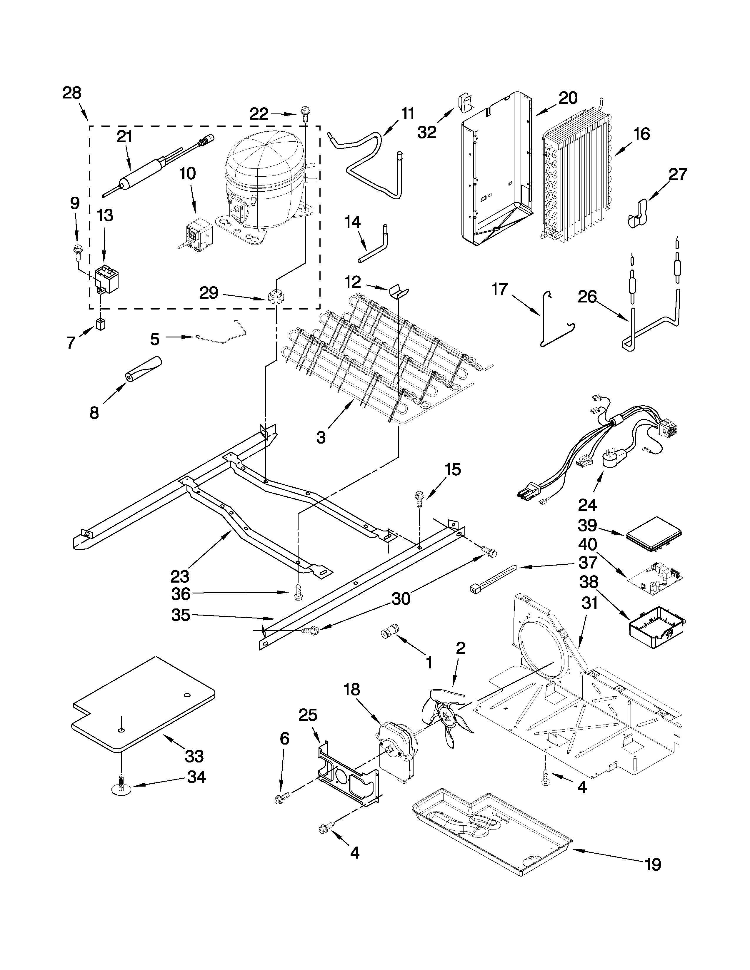 Whirlpool ED2KHAXVQ01 Refrigerater Icemaker Inlet Valve Assembly