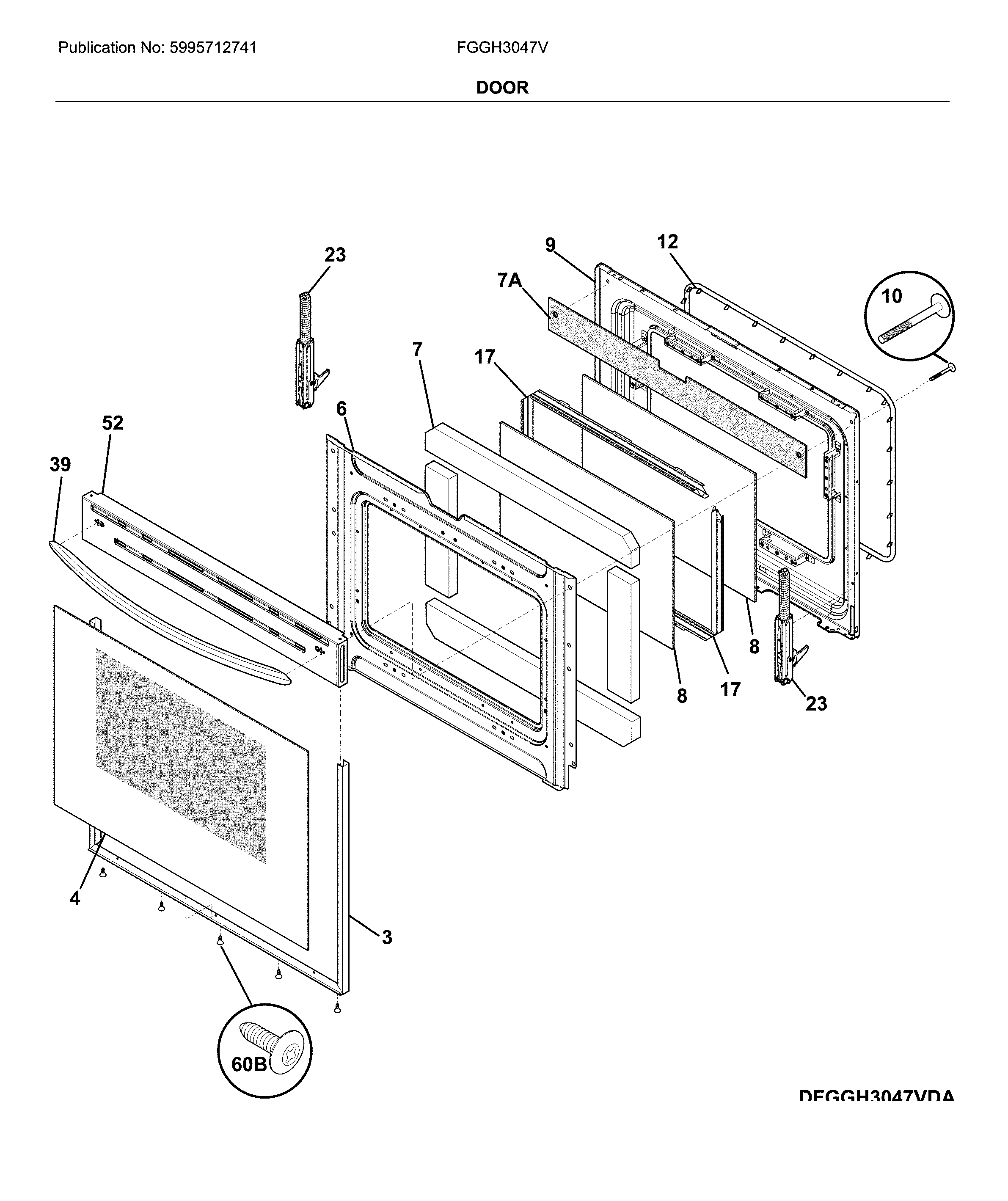 Frigidaire FGGH3047VFA Conversion Kit to LP