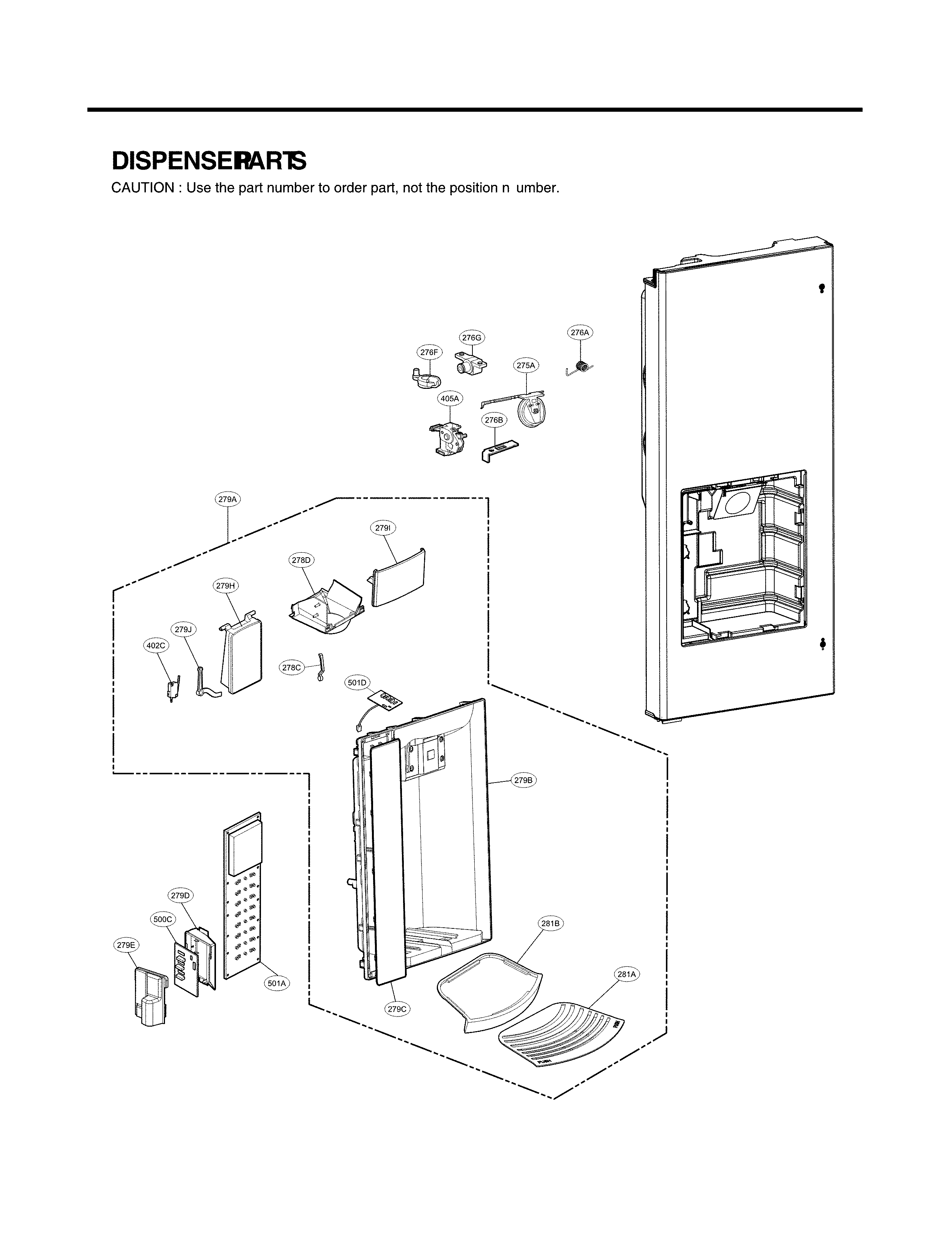 LG LFX25973D Ice Maker Kit
