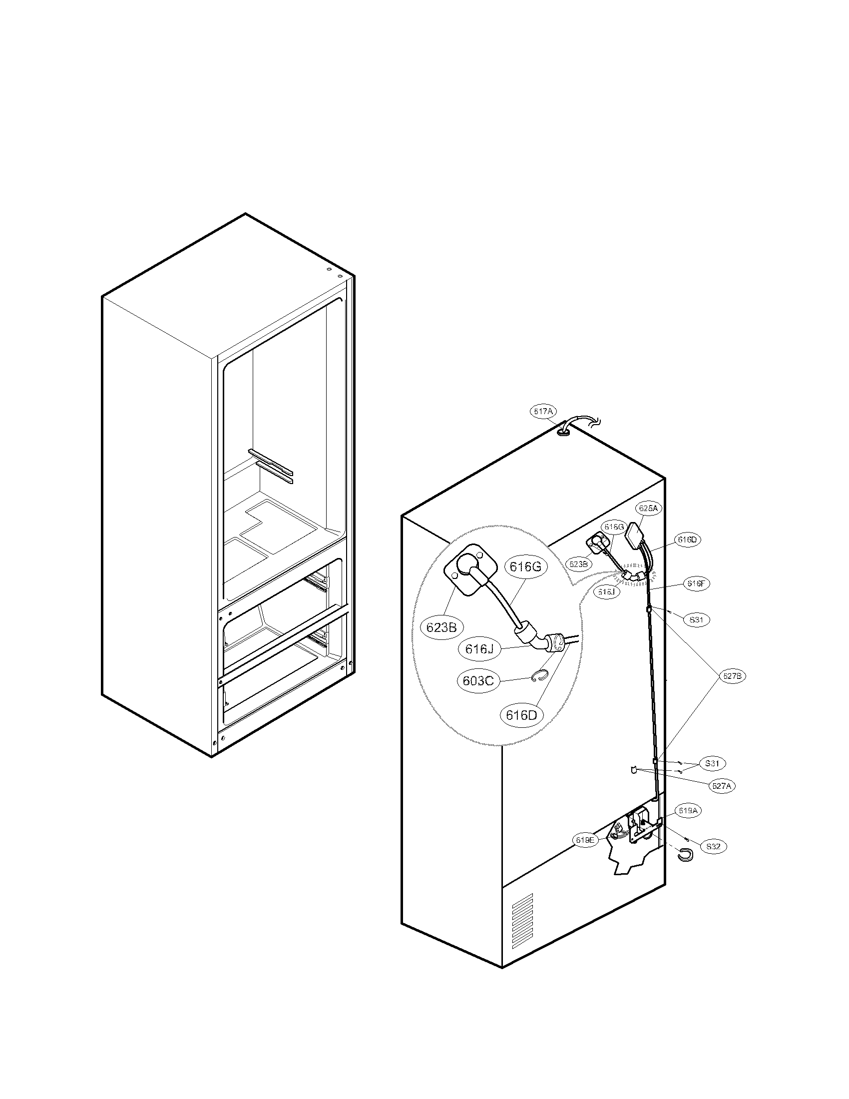 LG LMX25964ST Compressor
