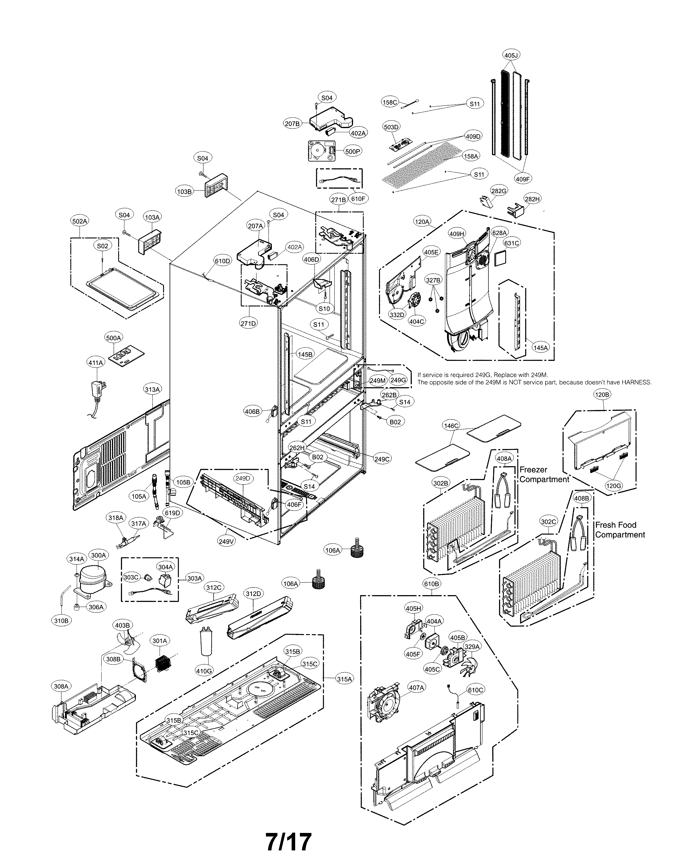 Lg Ice Maker Parts Diagram - Heat exchanger spare parts