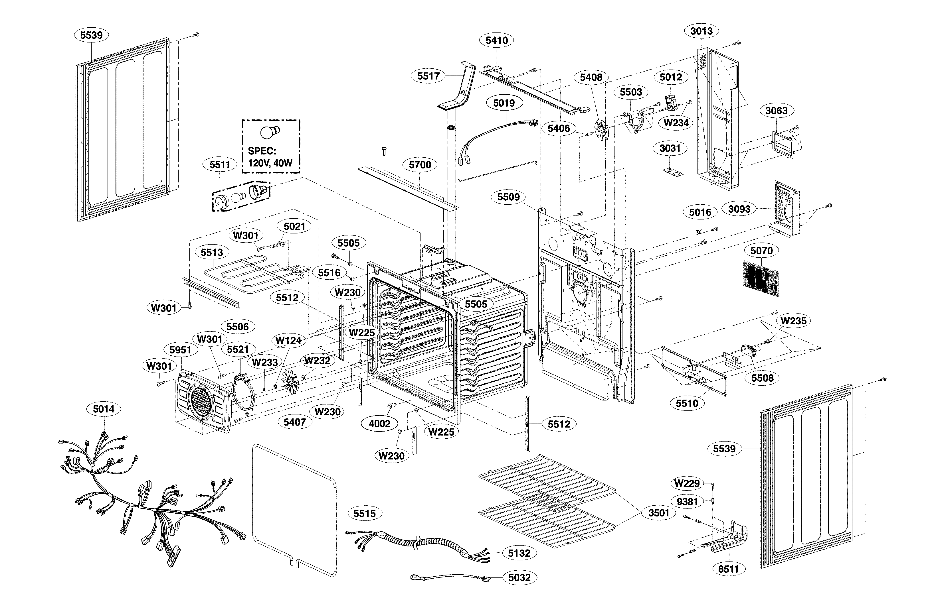LG LRE3061ST/00 Power Control Board Support