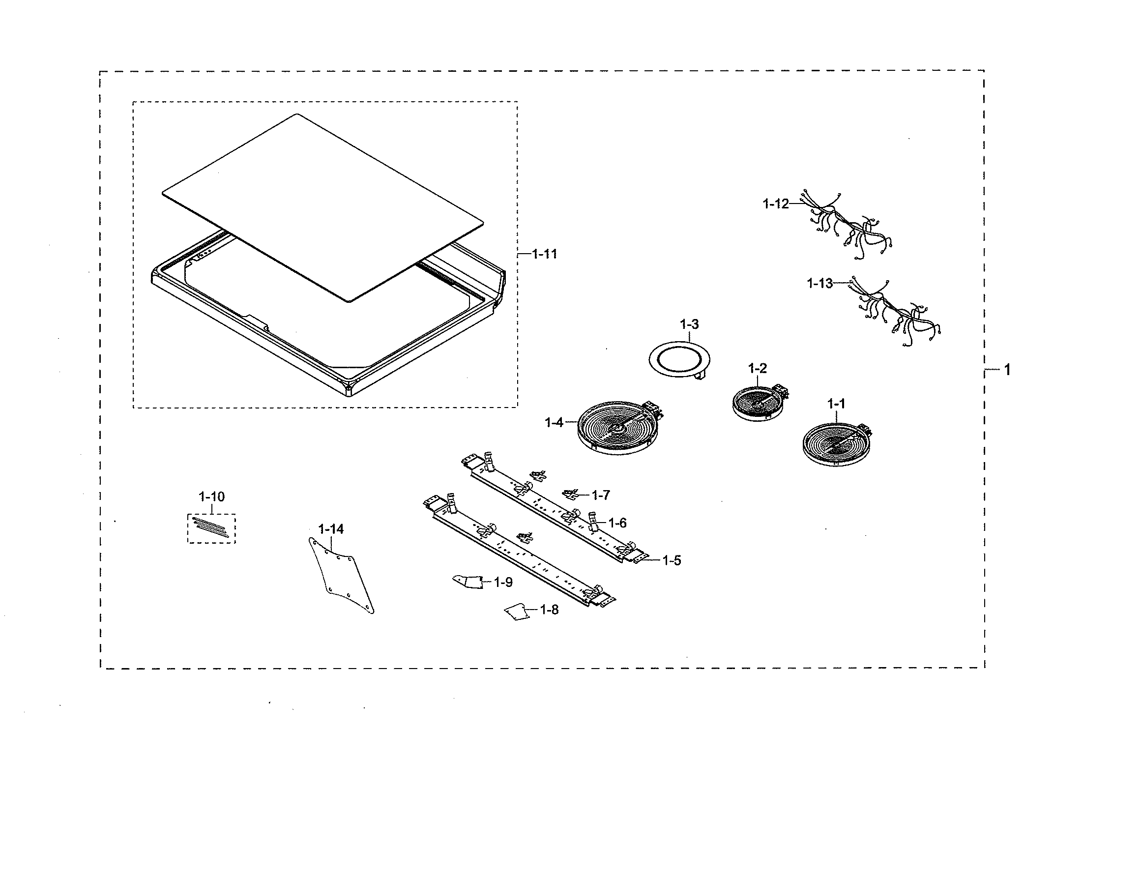 Samsung NE59N6630SS/AA00 Oven Bake ElementHeater Genuine OEM