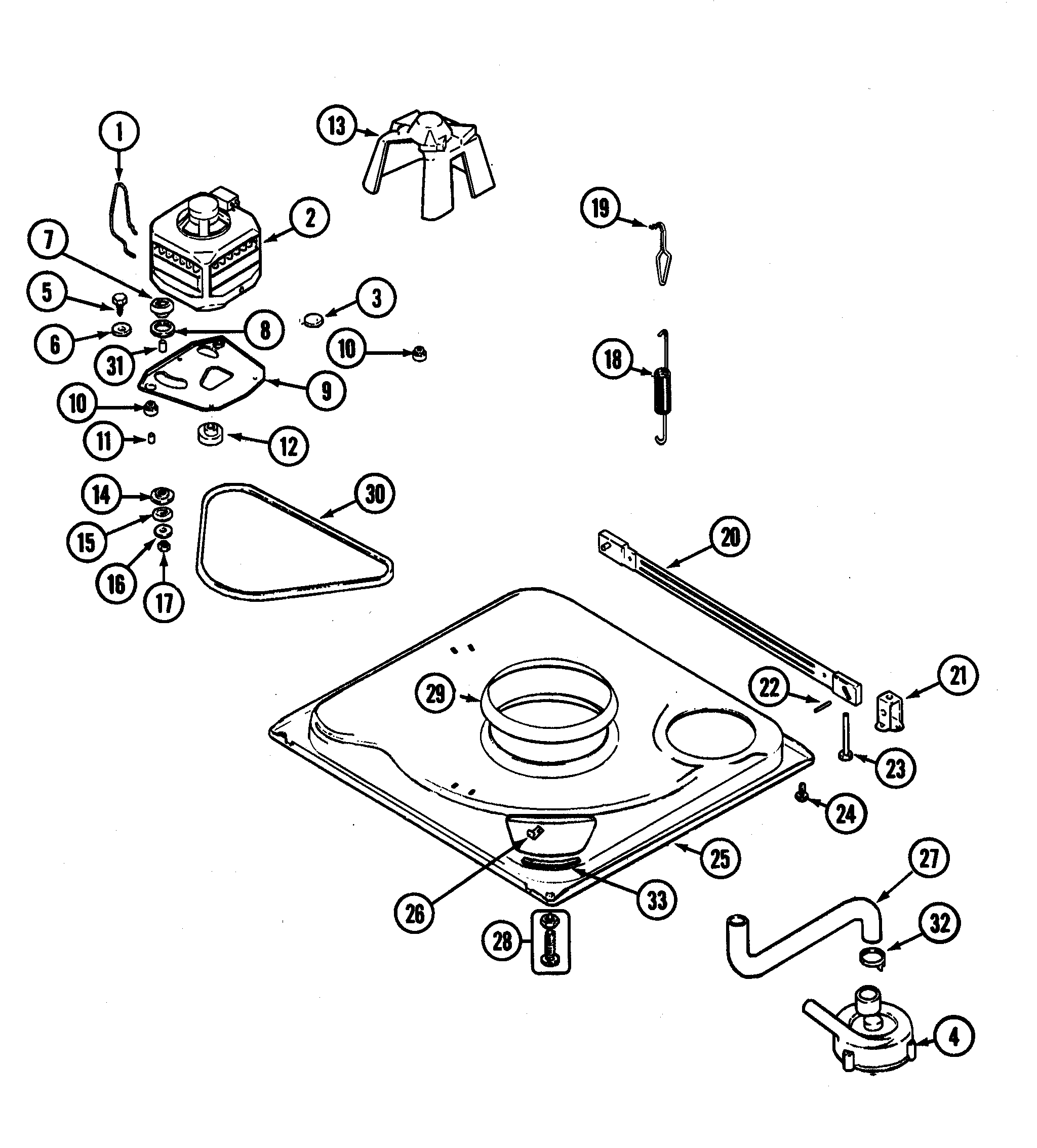 Maytag PAV2300AWW Washer Water Inlet Mixing Valve