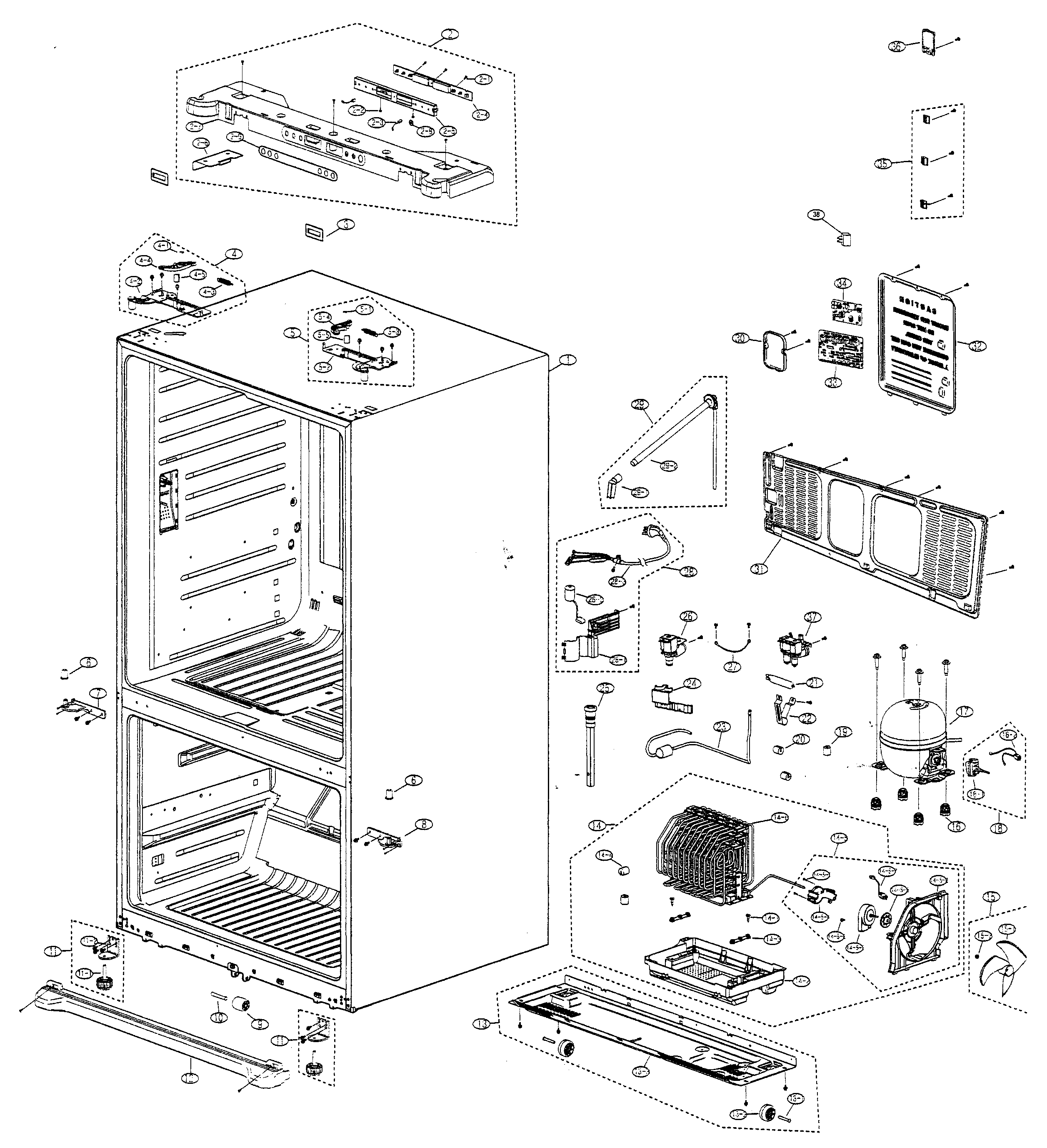 Samsung rb32ferncef схема