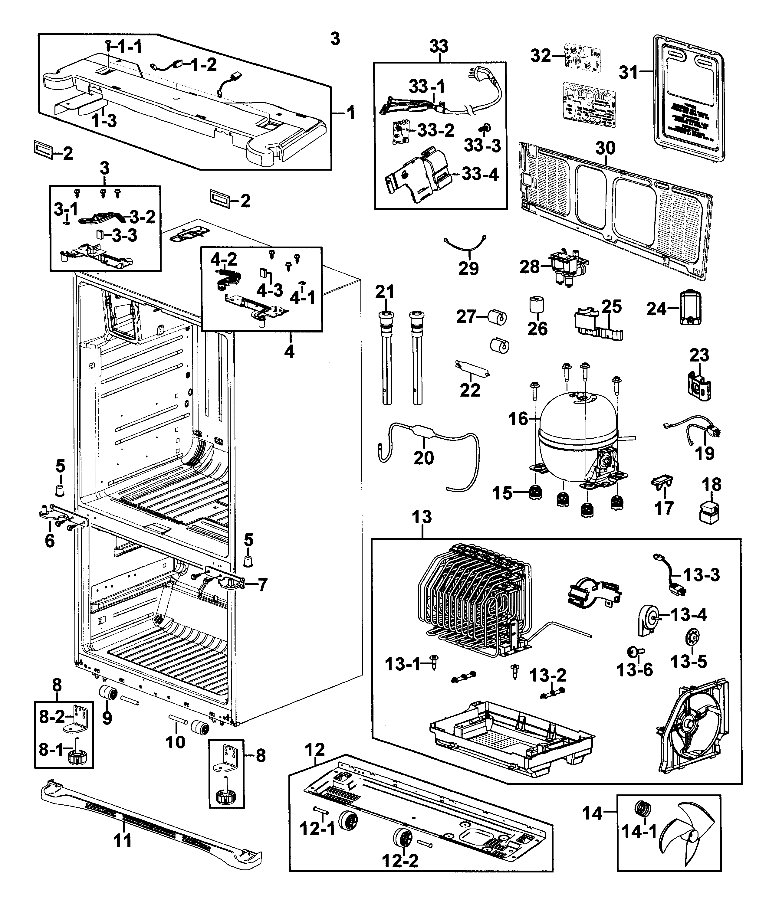 Samsung Rf267aers Parts Diagram