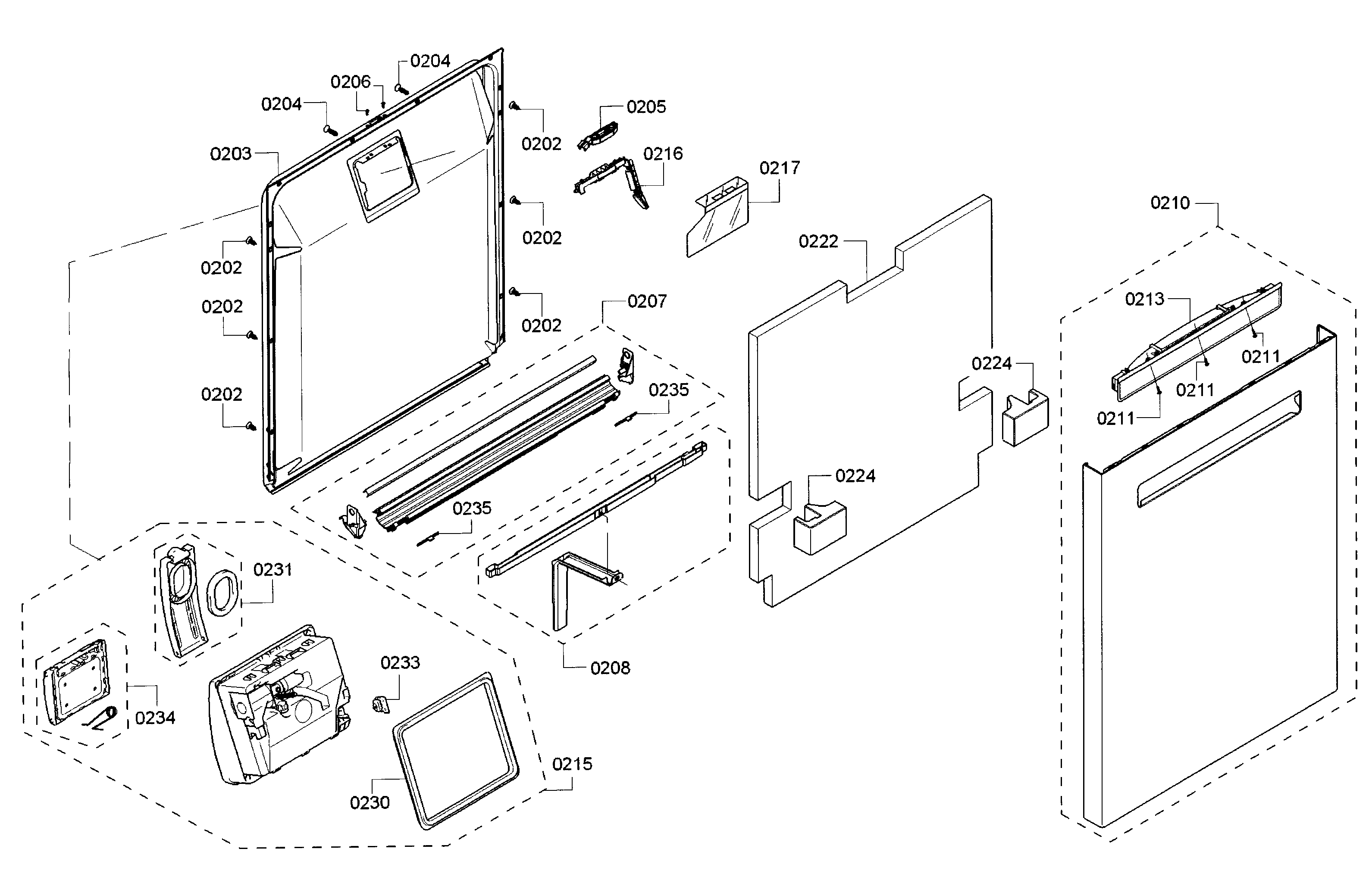 bosch dishwasher silence plus 50 dba parts