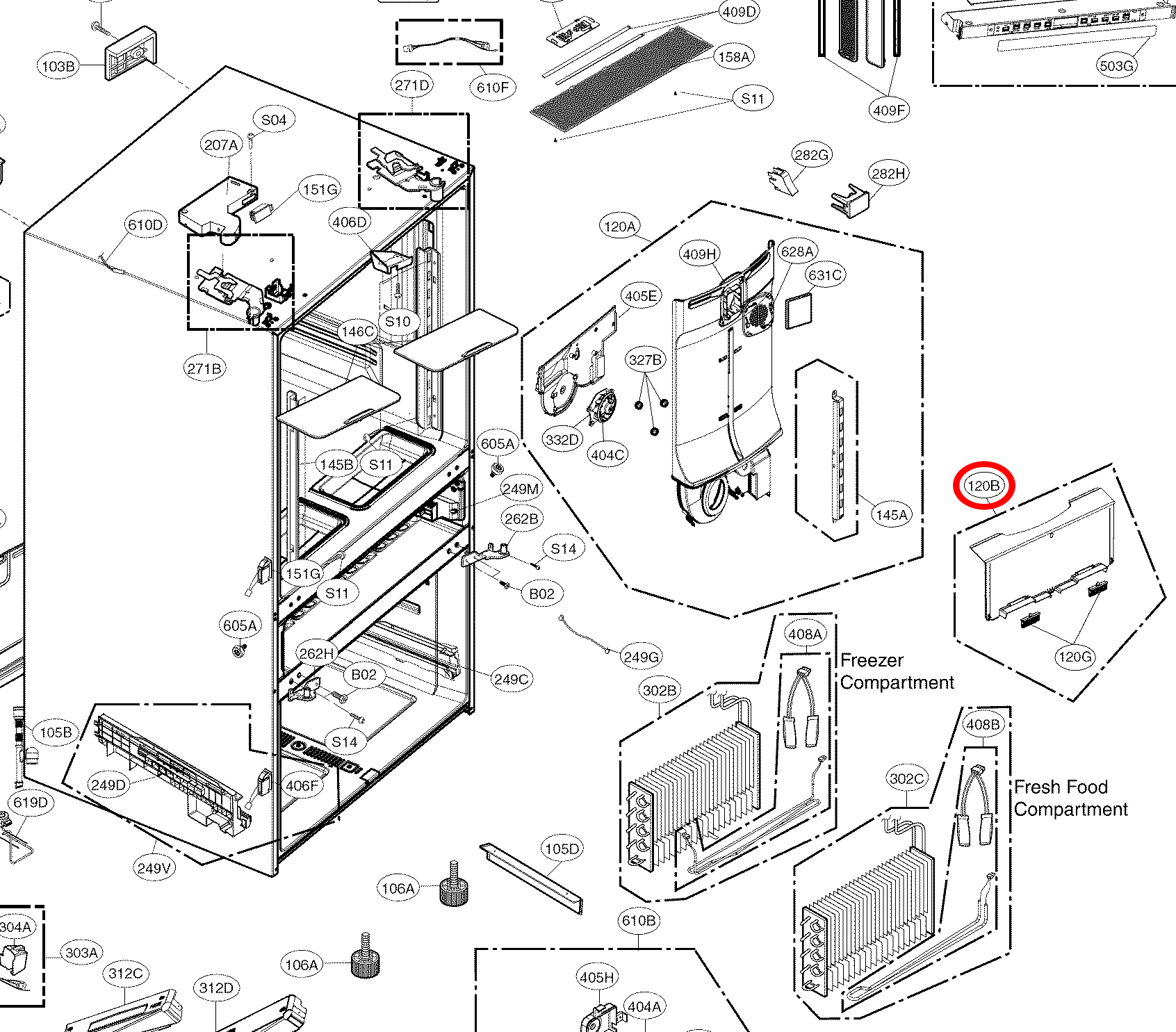 Lg Lsxs26366d Parts Diagram