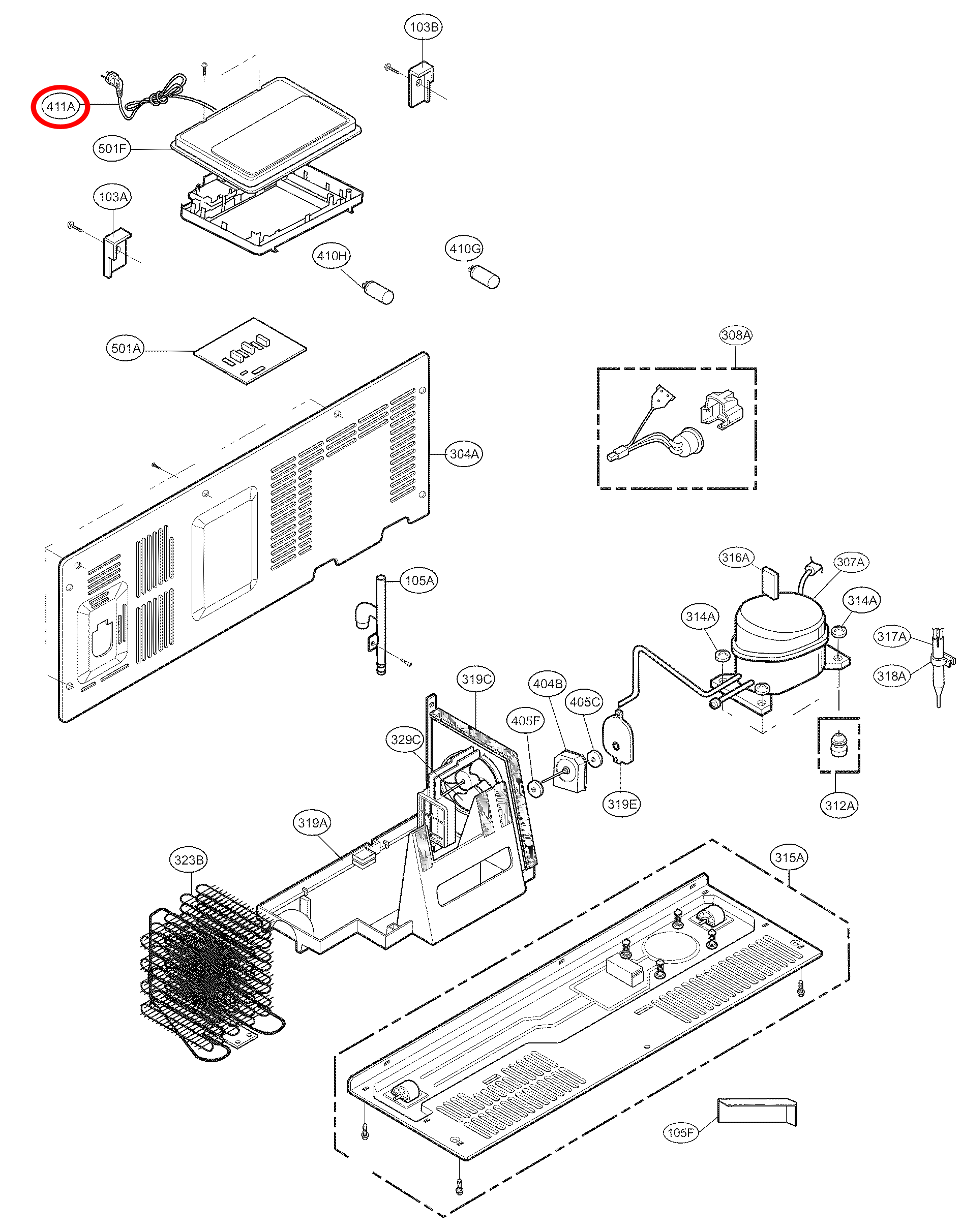 Parts For Lg Refrigerator Model Lsxs26326s