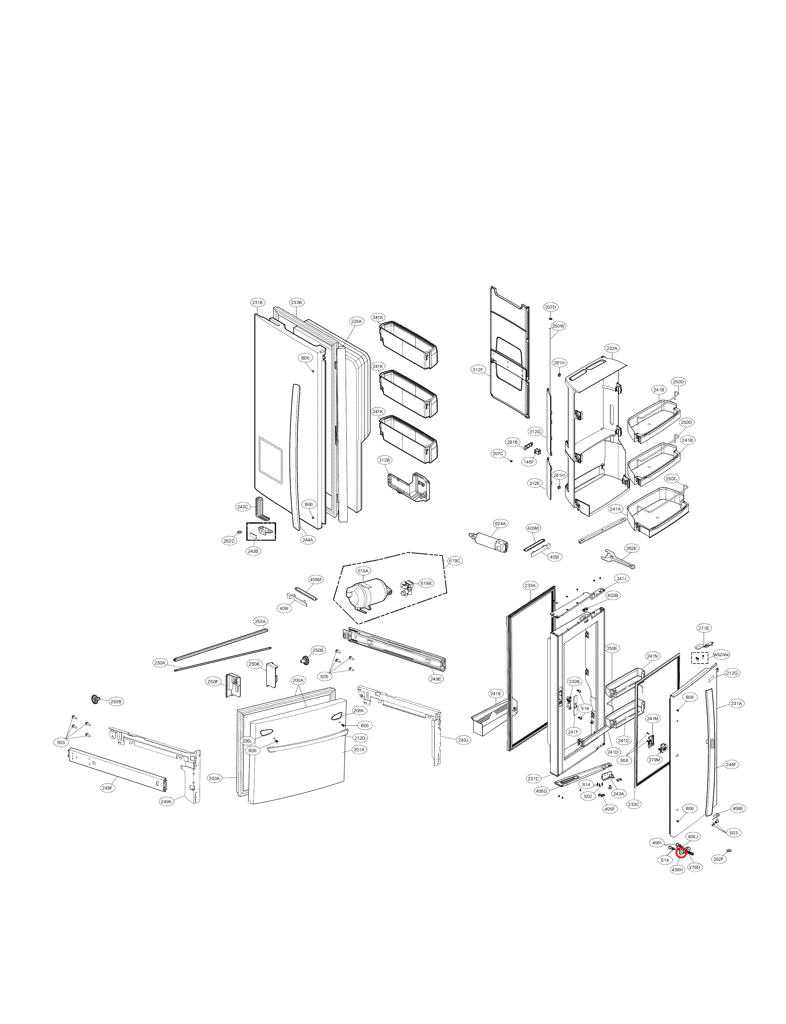 LG LFXS30766S Refrigerator Parts – GenuineReplacementParts.com