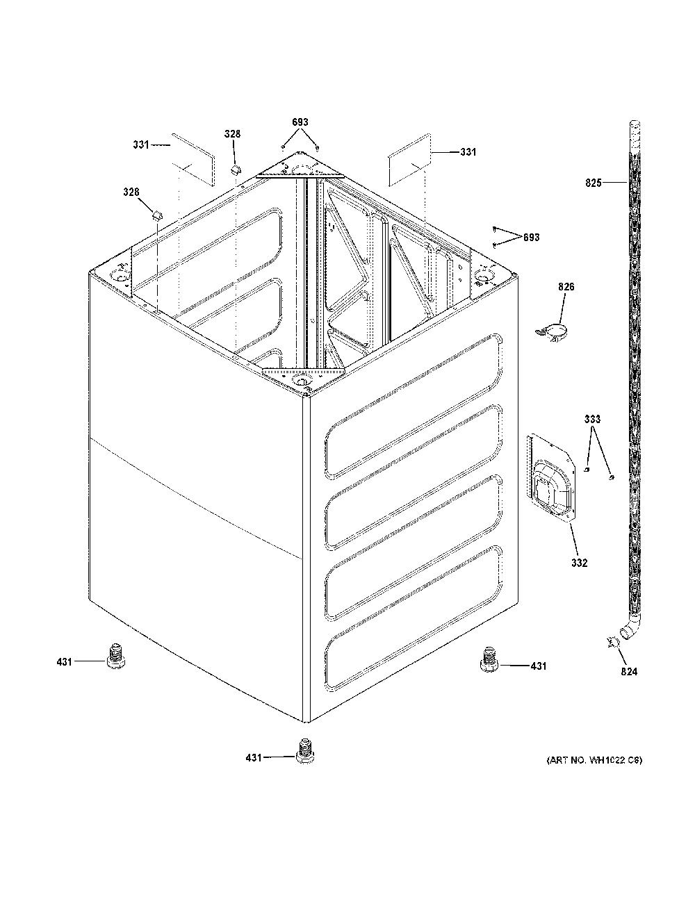 GE GTW330ASK1WW Replacement Parts (OEM)