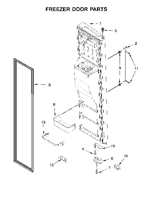 KitchenAid KRSC503ESS00 Refrigerator Parts