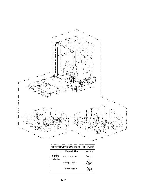 LG LDF8874ST Dishwasher Parts