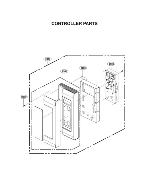 LG LMHM2237ST/00 Slide Out Hood Locker