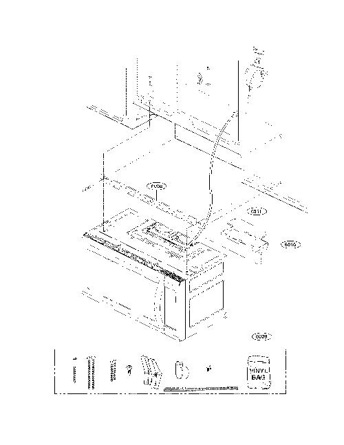 LG LMV2031ST Microwave Parts