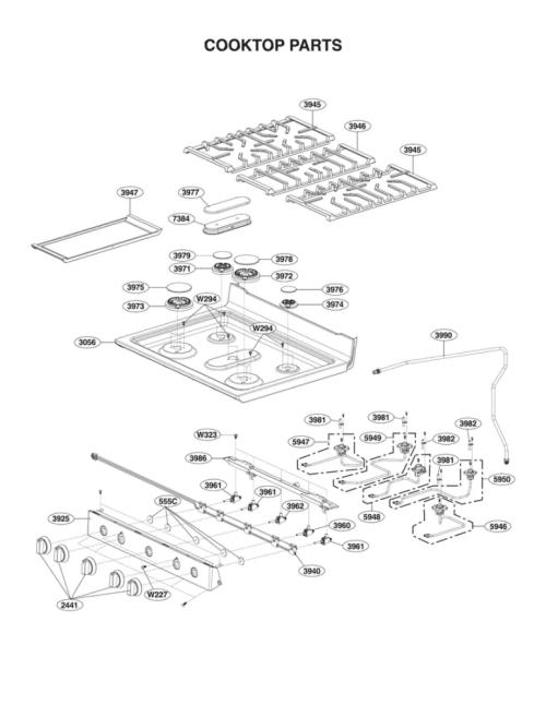 LG LRGL5823S/00 AntiTip Bracket