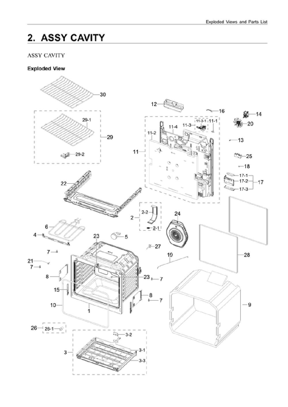 Samsung NE63A6511SS/AA Replacement Parts (OEM)
