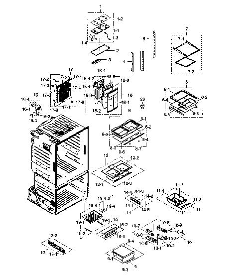 Samsung RF261BEAESR Refrigerator Parts – GenuineReplacementParts.com