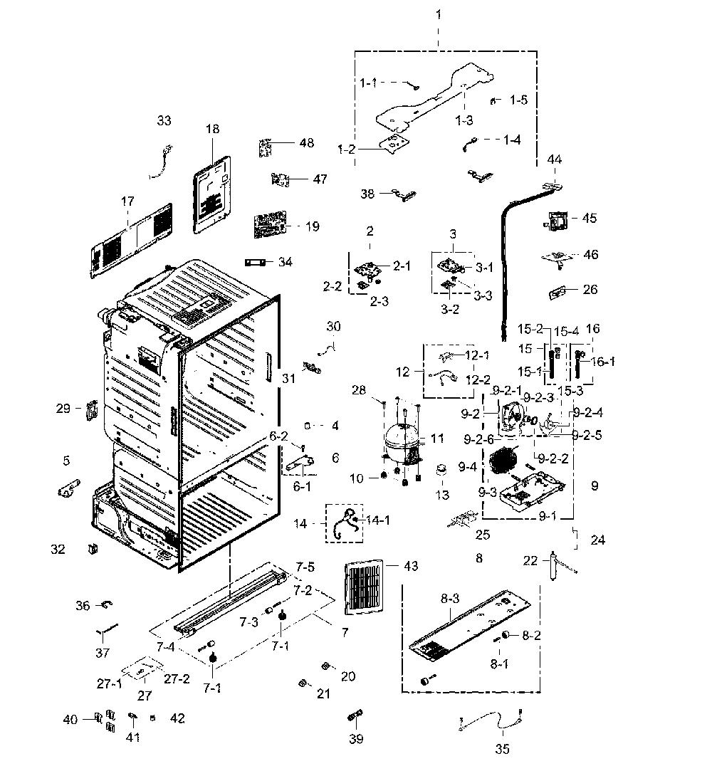 Samsung rf28hfedbsr replacement parts oem 