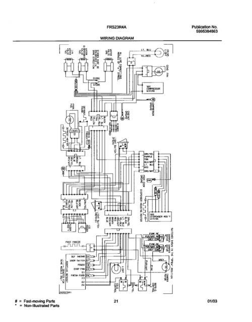 Frigidaire FRS23R4AB7 Refrigerator Parts – GenuineReplacementParts.com