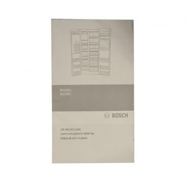 Bosch Part# 00568057 Instruction Manual (OEM)