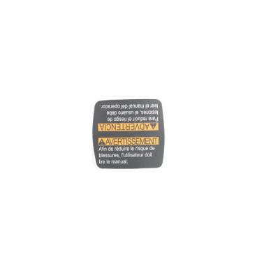 Milwaukee Part# 10-20-2952 Warning Label - Genuine OEM